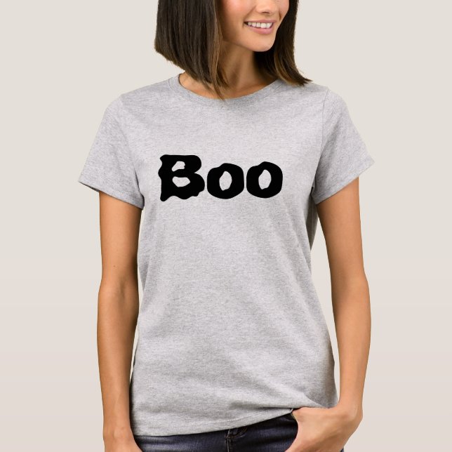 Halloween Boo T-shirt (Framsida)