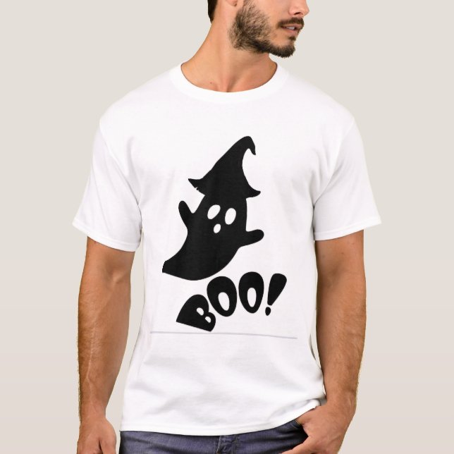 Halloween boo                 t shirt (Framsida)