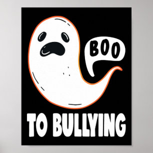 Halloween Boo till Bulling Stop Unity Day Poster