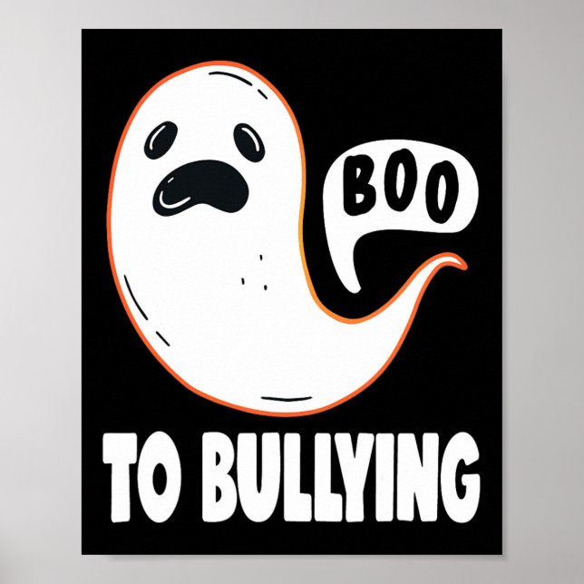 Halloween Boo till Bulling Stop Unity Day Poster (Framsidan)