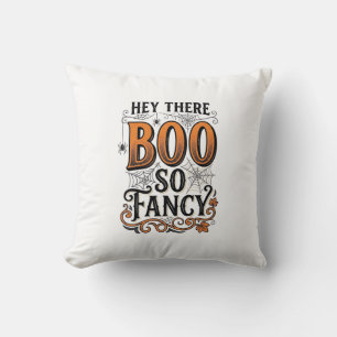 Halloween Boo Tröja Vintage Gravyr Skräckigt Söt Kudde