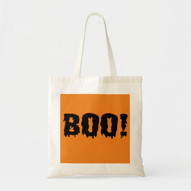 Halloween Boo! Tygkasse (Framsidan)