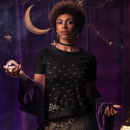 Halloween boo typography t shirt