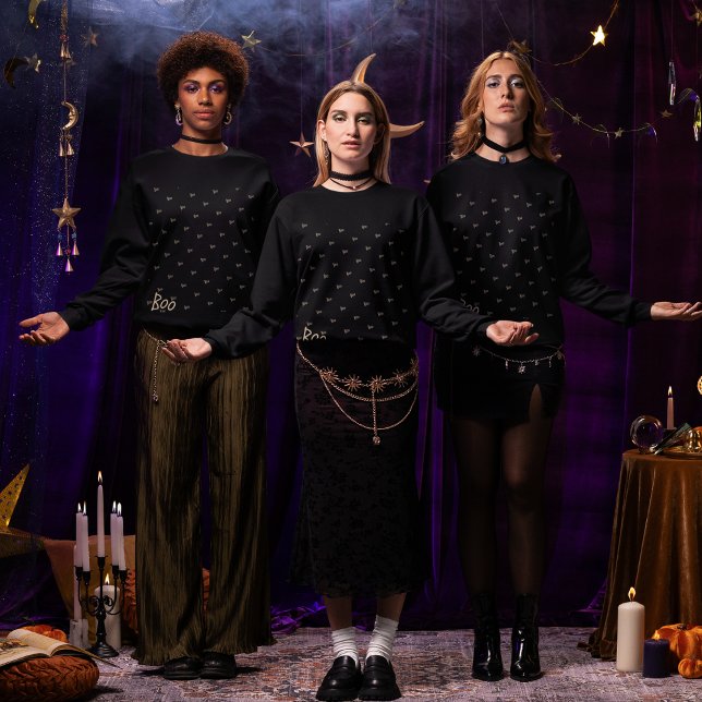 Halloween boo typography t shirt (Skapare uppladdad)