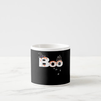 Halloween Boo Uggla med Witch Hat Spider Kids Girl Espressomugg