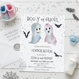 Halloween Boo-y and Ghoul Gender Reveal Ghosts