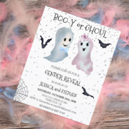 Halloween Boo-y and Ghoul Gender Reveal Ghosts