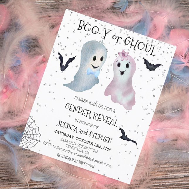 Halloween Boo-y and Ghoul Gender Reveal Ghosts (Skapare uppladdad)
