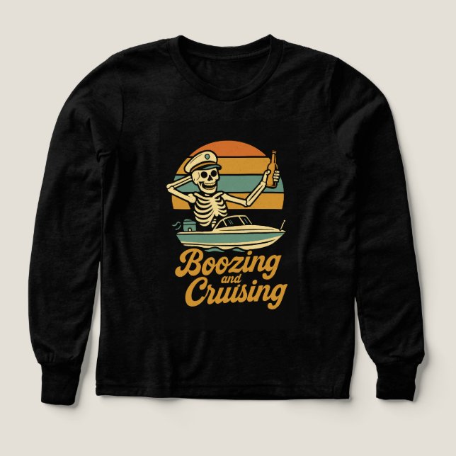 Halloween Boo-zing och Cruising T-Shirt (Design framsida)