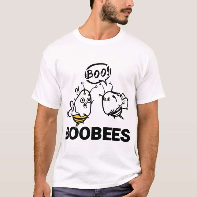 Halloween BooBina T Shirt (Framsida)