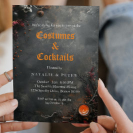 Halloween Boos & Sprit Party Inbjudningar