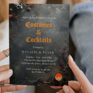 Halloween Boos & Sprit Party Inbjudningar