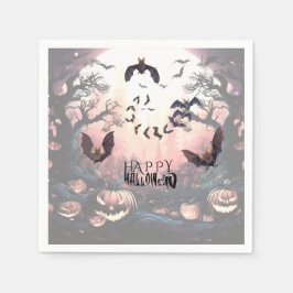 Halloween Borta Batty Pappersservett