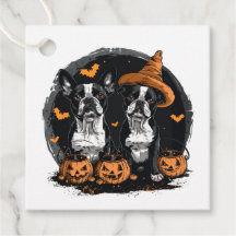 Halloween Boston Terrier Hundar