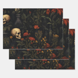 Halloween Botanical mönster