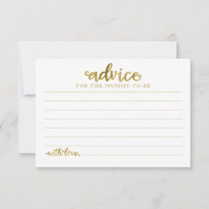 Halloween Boy Shower Advice-kort Inbjudningar