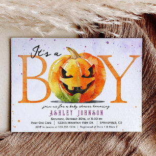 Halloween Boy Shower-inbjudan Inbjudningar