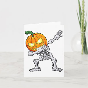 Halloween Boys Dabbing Skeleton Scary Pumpkin Jack Kort
