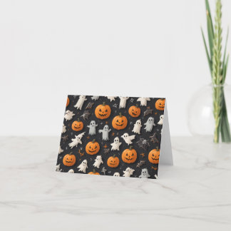Halloween brev tack kort