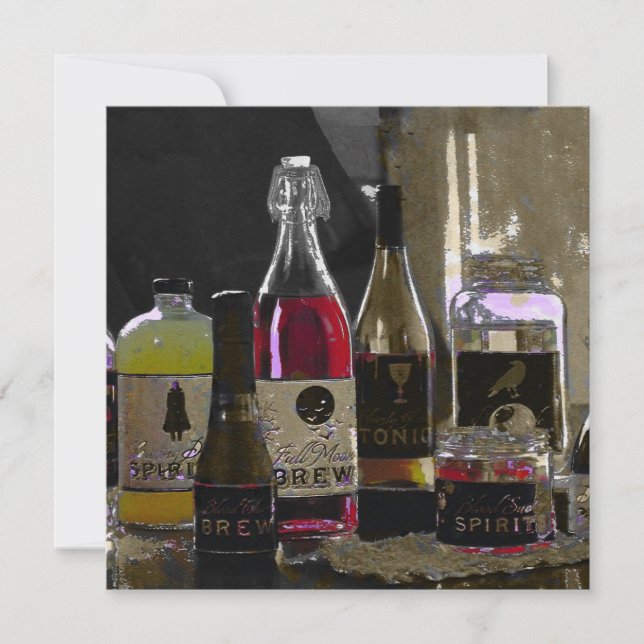 Halloween Brew ~-inbjudningar Inbjudningar (Framsida)