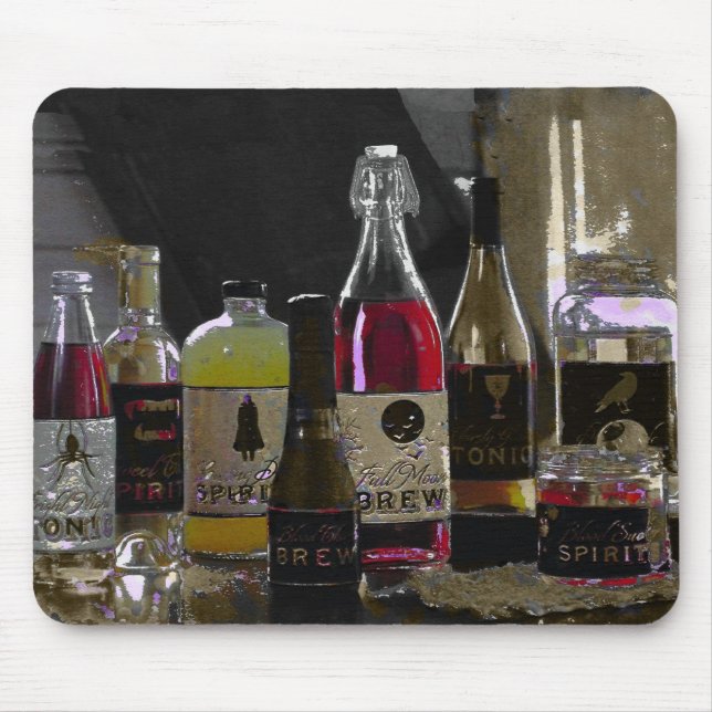 Halloween Brew ~ Mousepads Musmatta (Framsidan)