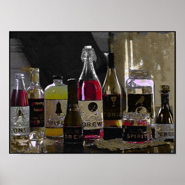 Halloween Brew ~ Skriv ut Poster (Framsidan)