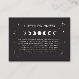Halloween Bridal Shower Recipe Request  Tilläggskort