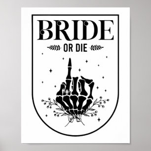 Halloween Bride eller Die Gothic Bachelorette Part Poster