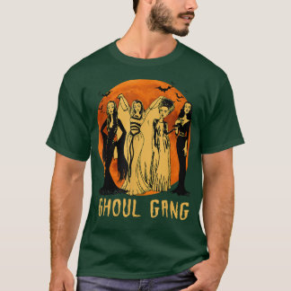 Halloween Bride Ghoul Gang Horror Goth Queens Desi T Shirt