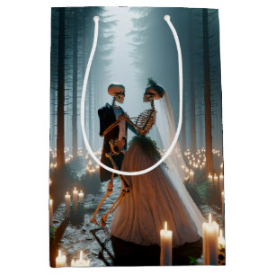 Halloween Bride och Groom Dancing