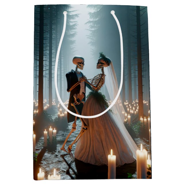 Halloween Bride och Groom Dancing (Framsidan)