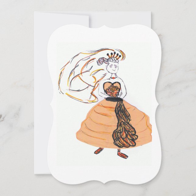 Halloween Bride Spara Datumet (Framsida)