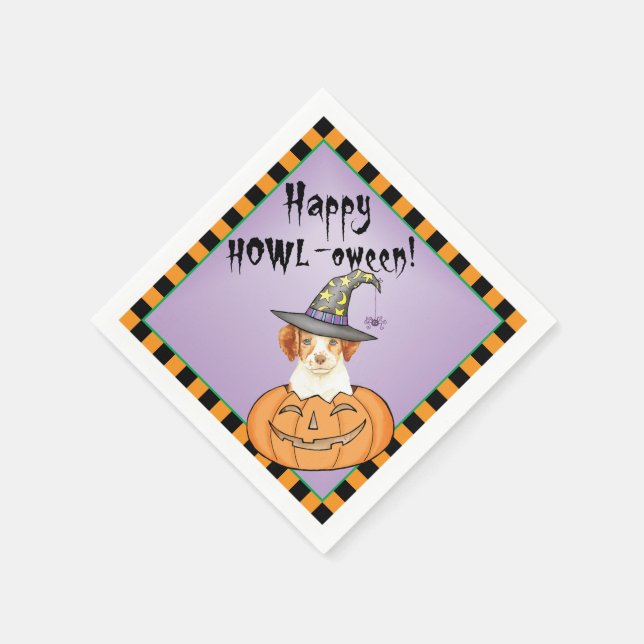 Halloween Brittany Napkins Pappersservett (Hörn)