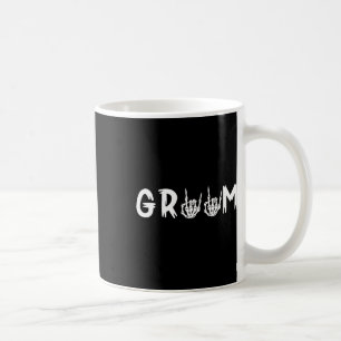 Halloween Bröllop Bride Groom Skeleton till döden Kaffemugg