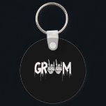 Halloween Bröllop Bride Groom Skeleton till döden Nyckelring<br><div class="desc">Halloween Bröllop Bride Groom Skeleton till Dödsmatchning 4</div>