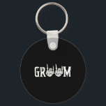 Halloween Bröllop Bride Groom Skeleton till döden Nyckelring<br><div class="desc">Halloween Bröllop Bride Groom Skeleton till Dödsmatchning 5</div>