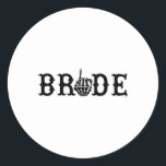 Halloween Bröllop Bride Groom Skeleton till döden Runt Klistermärke<br><div class="desc">Halloween Bröllop Bride Groom Skeleton till Dödsmatchning 8</div>