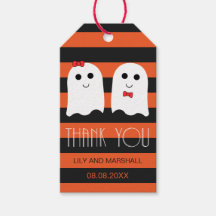 Halloween Bröllop Giveaway Tack Märkre