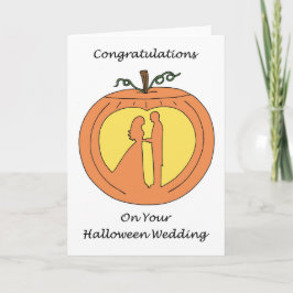 Halloween Bröllop Grattisar Kort