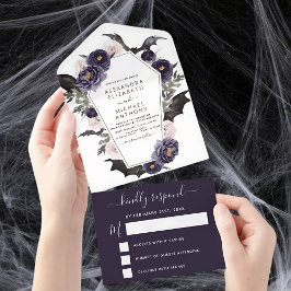 Halloween Bröllop höstfälla Lila för Mörk allt i O