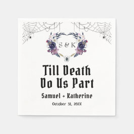 Halloween Bröllop Pappersservett