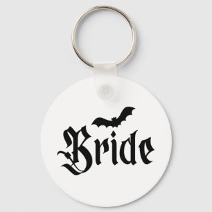 Halloween Bröllop-taloky Bride Groom Couple Matchi Nyckelring