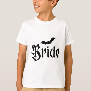 Halloween Bröllop-taloky Bride Groom Couple Matchi T Shirt