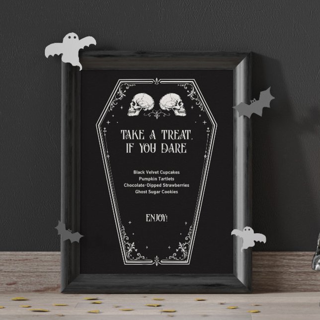 Halloween Bröllopsdusch Desertmeny Poster (Skapare uppladdad)