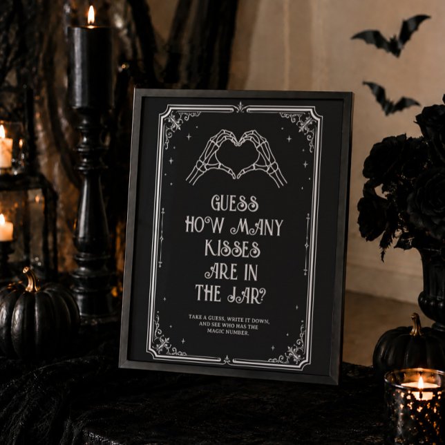 Halloween Bröllopsdusch Gissa Hur Många Spel  Poster (Skapare uppladdad)