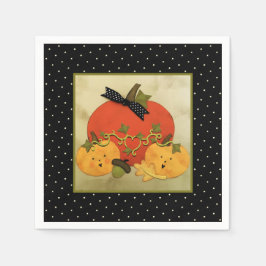 Halloween bröllopsdusch i oktober pappersservett