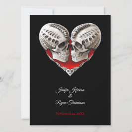 halloween bröllopsinbjudan inbjudningar