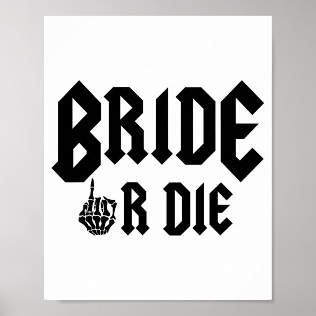 Halloween Brud Eller Dö Beredd Att Rocka Syster Av Poster (Framsidan)