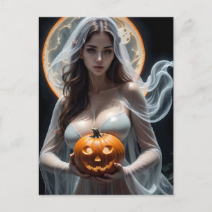 Halloween Brud Vykort