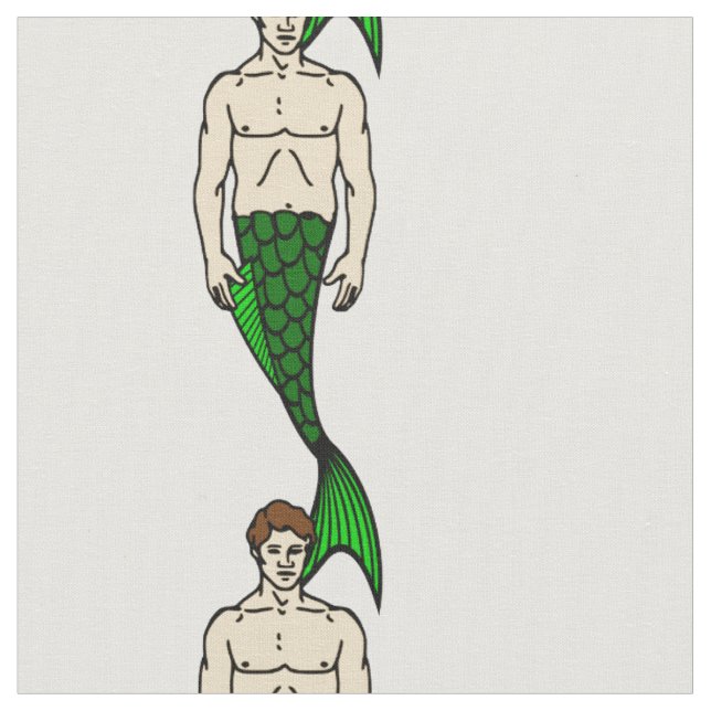 halloween brunette merman-sjöjungfru tyg (Närbild)